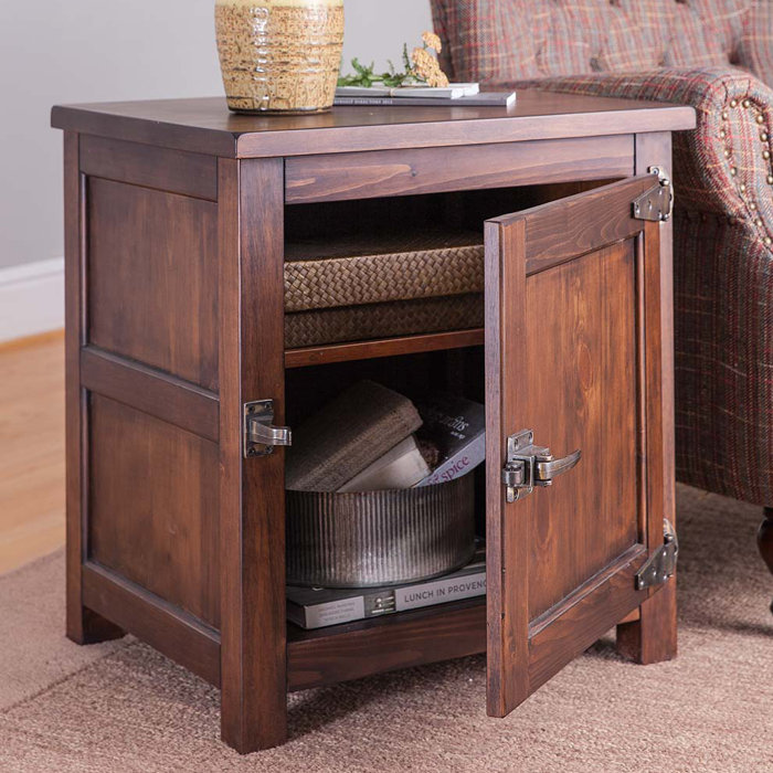 Plow & Hearth Portland Ice Box End Table Wayfair